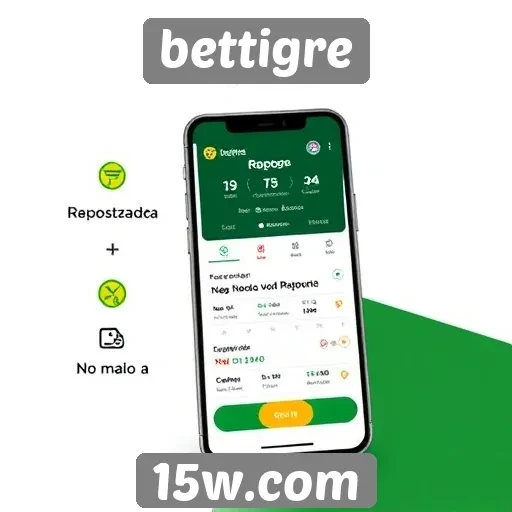 Funcionalidades do aplicativo móvel do bettigre