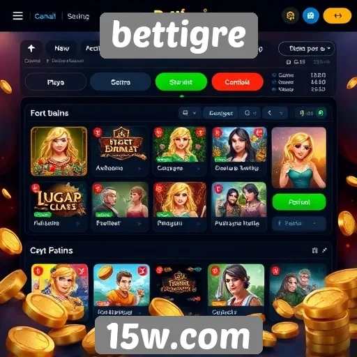 Interface do usuário do bettigre e experiência de jogo